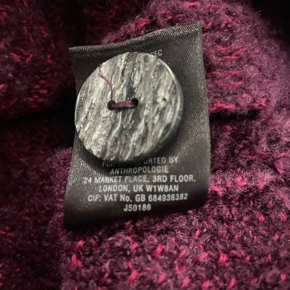 Anthropologie Angel Of The North Wool Boucle Knit Cowl Neck Tunic Sweater - Picture 9 of 10